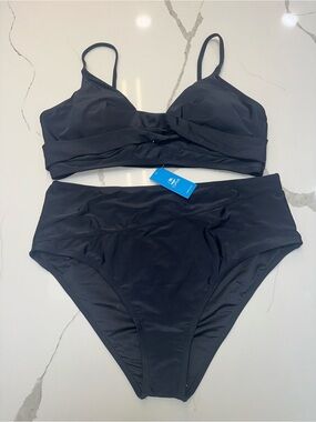 Cupshe high waisted two piece bikini